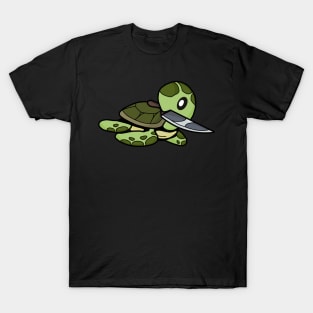 Sea turtle with knife! T-Shirt